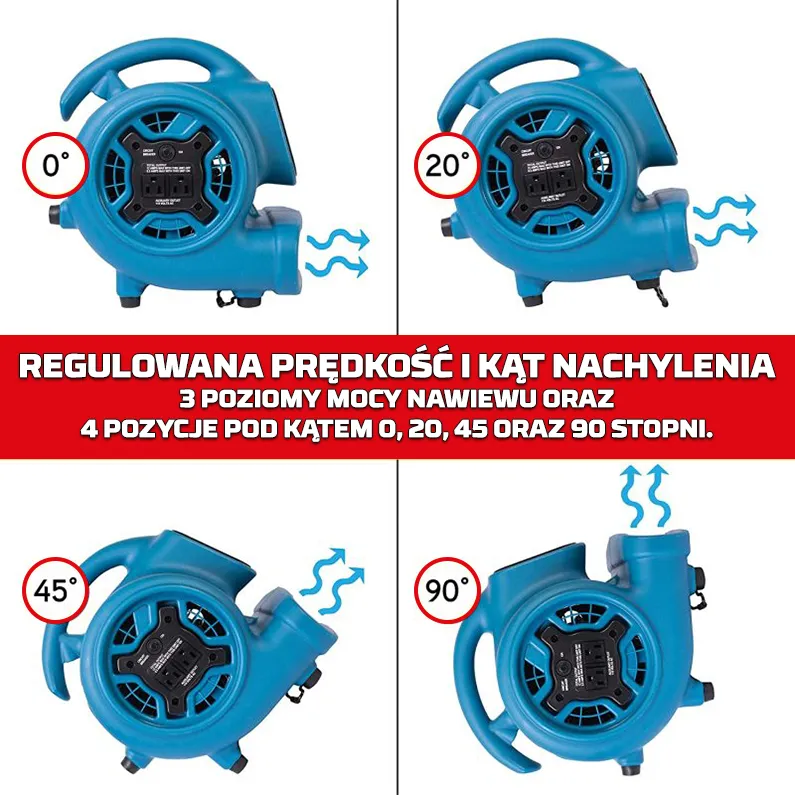 suszarka do dywanów kąt nachylenia