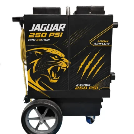 Czarny ekstraktor do prania dywanów Jaguar Cub – profesjonalna maszyna piorąca 0-250 PSI